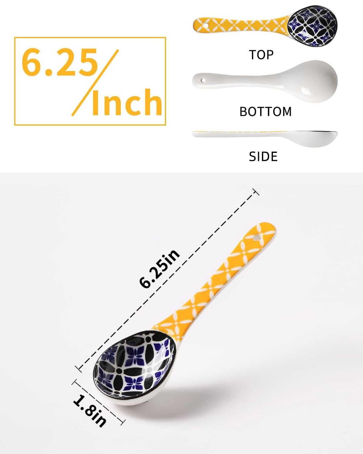 Metahom soup spoons with deep bowls, great for hearty servings.