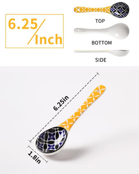 Metahom soup spoons with deep bowls, great for hearty servings.