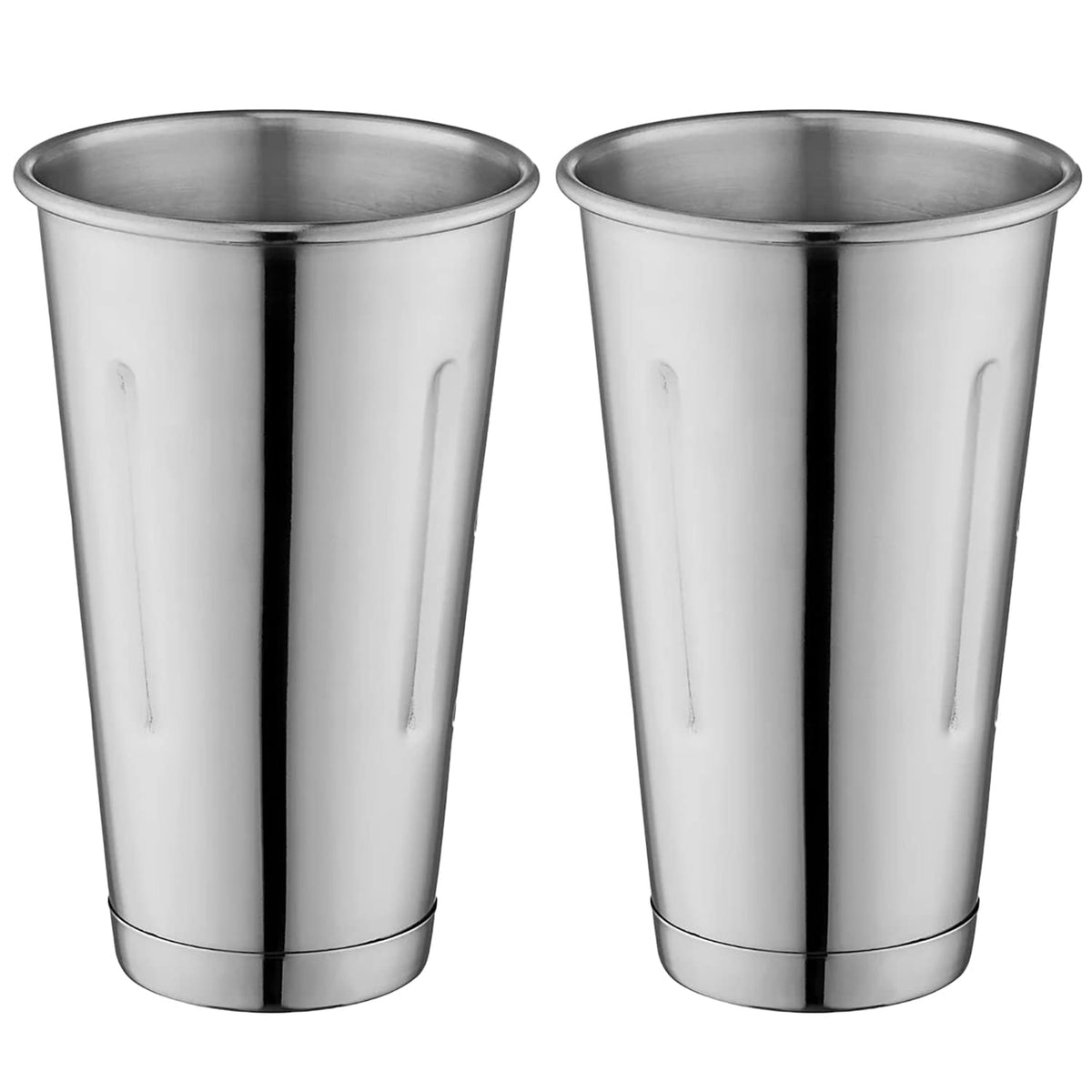 Metal Magery milkshake cups 30 oz set of two for chilled shakes and easy serving.