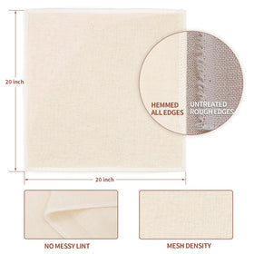 Metflavor 100-grade cheesecloth weave for tight filtration of cheese and broths.