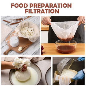 Metflavor natural specks indicate 100% unbleached cotton, preserving natural flavor.