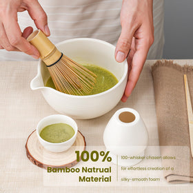 Metflavor ceramic bowl with spout enhances pouring and tea ritual vibes