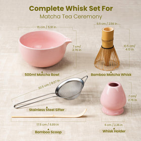 Metflavor Matcha Whisk Set chasen holder keeps whisk dry and organized.