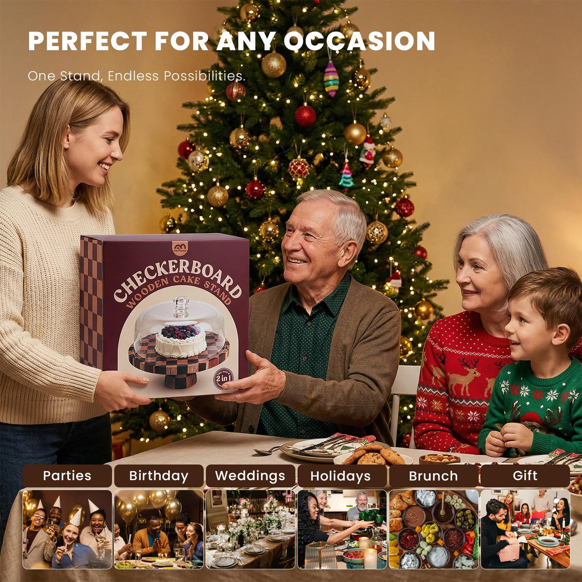 Metflavor wooden cake stand care with simple maintenance