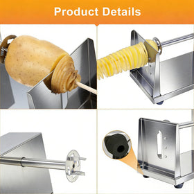 METLUCK replacement blades enable quick swaps for continuous spiraling prep.