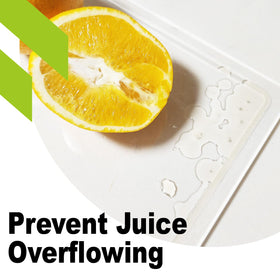 MEWSDEN board shows built-in counter lip for steady slicing near edges