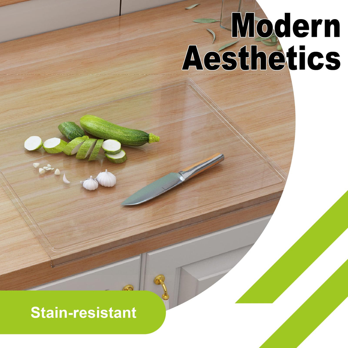 MEWSDEN double-sided board doubles as a rolling dough mat