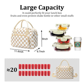 MEXS lunch bag with removable shoulder strap for easy carrying