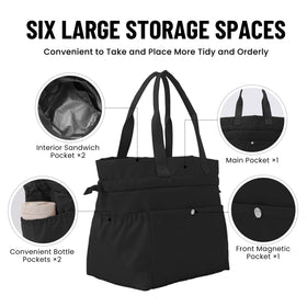 MEXS lunch bag waterproof fabric protects contents during daily commutes