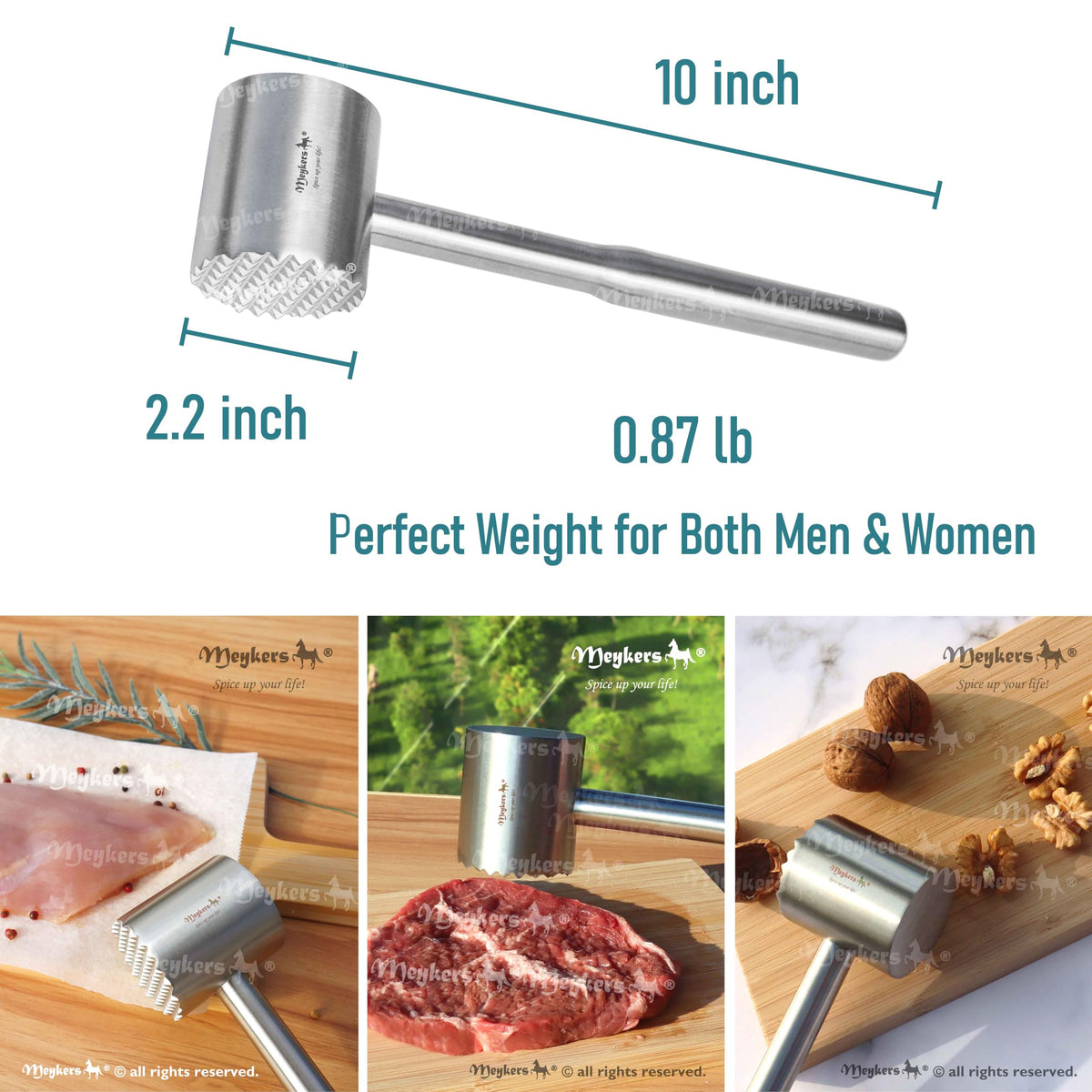 Meykers ergonomic handle promoting comfortable grip during use