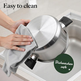 Meythway tempered glass lids with steam vents for viewing.