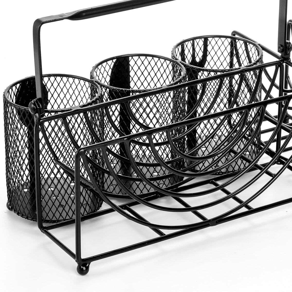 Portable Mezchi caddy with a built-in handle for easy transport.