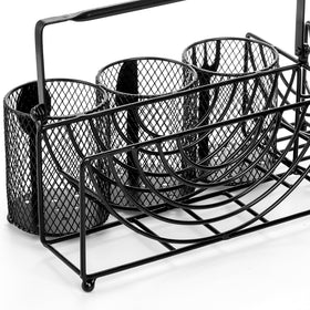 Portable Mezchi caddy with a built-in handle for easy transport.