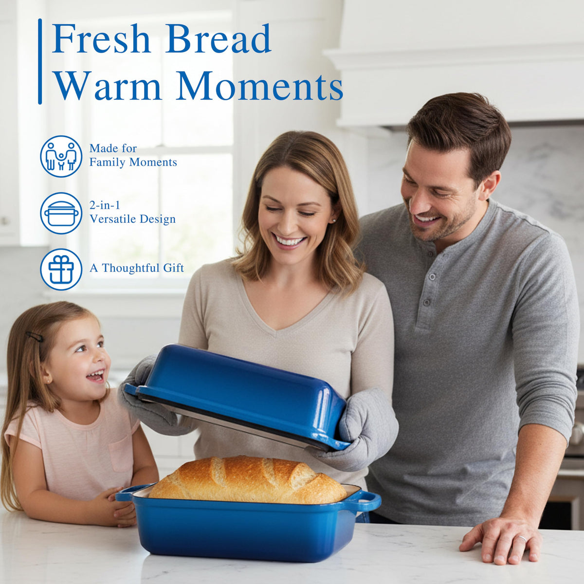 Mezzalur gift-ready loaf pan for bakers and bread lovers.