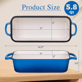 Mezzalur long loaf pan ideal for sandwich loaves and uniform browning.
