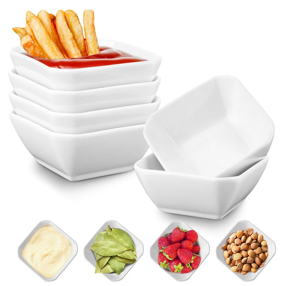 Mfacoy 6-pack dipping bowls for organized sauce portions at meals