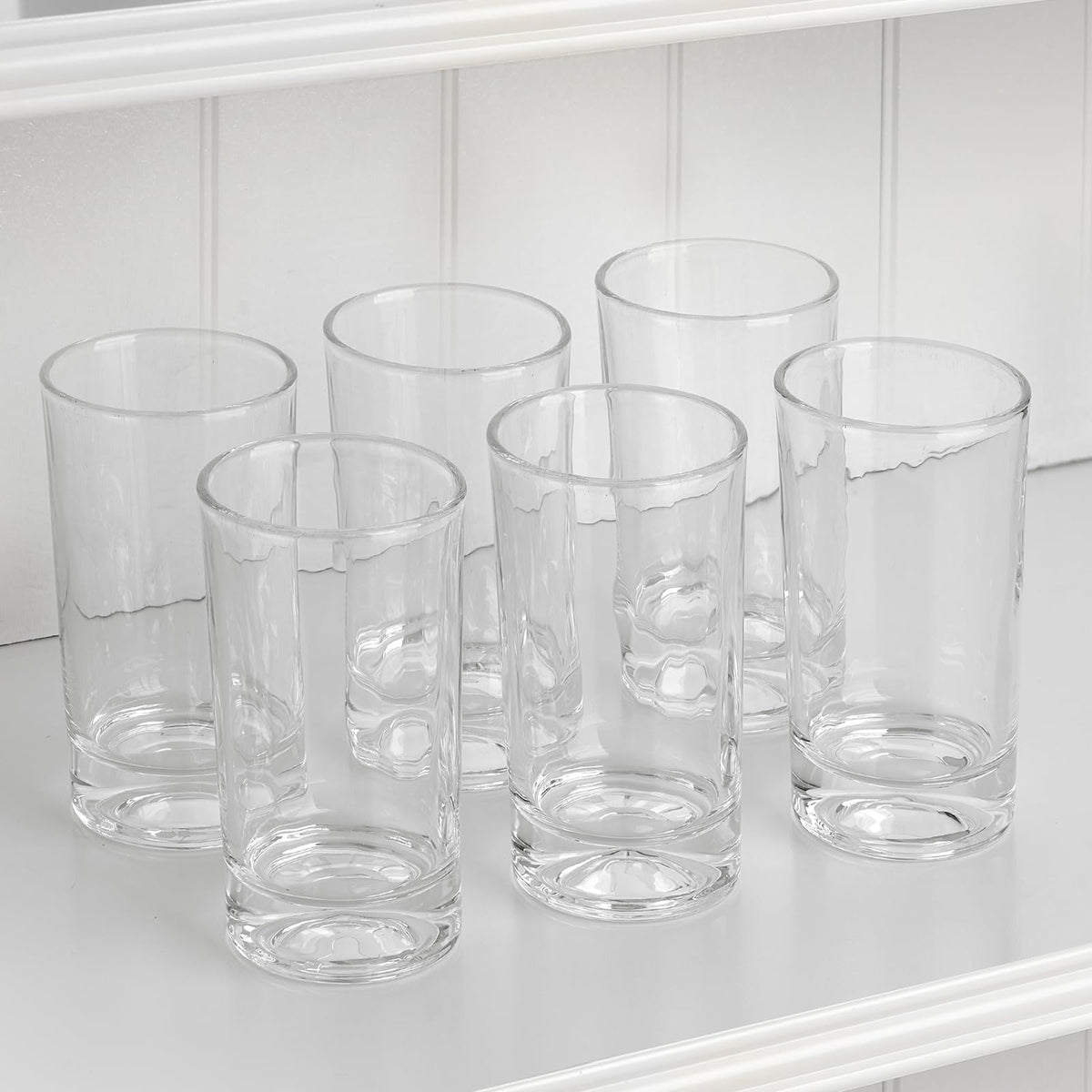 Mfacoy clear glasses that enhance entertaining with a crisp look.