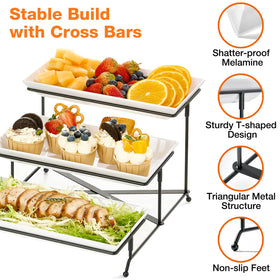 Mfacoy collapsible stand pictured for compact storage after events
