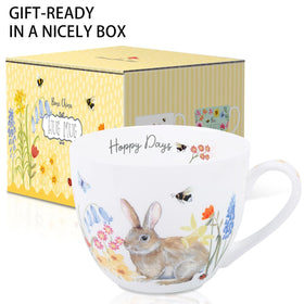 MFoffice Happy Days slogan mug for uplifting daily rituals