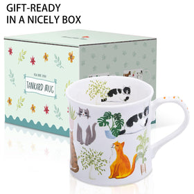MFoffice New bone china mug showcases elegant profile and lightweight feel.