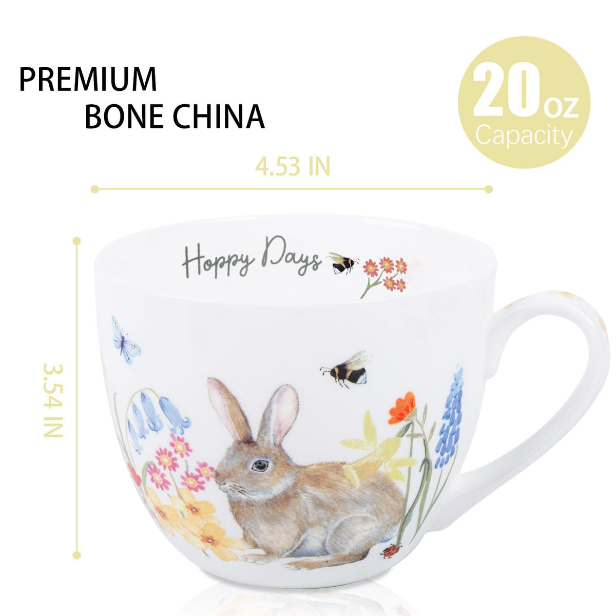 MFoffice Spring flowers design adds cheerful charm to your tea or coffee