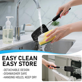 MFTEK dishwasher-safe spatula for easy cleanup