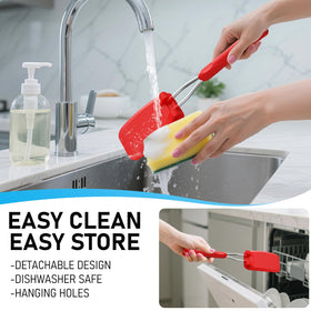 MFTEK ergonomic silicone handle provides comfortable, non-slip grip
