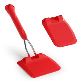 MFTEK silicone spatula set with two heads for versatile cooking and flipping