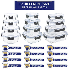 MFY rectangular 36oz container ideal for large portions and meals.