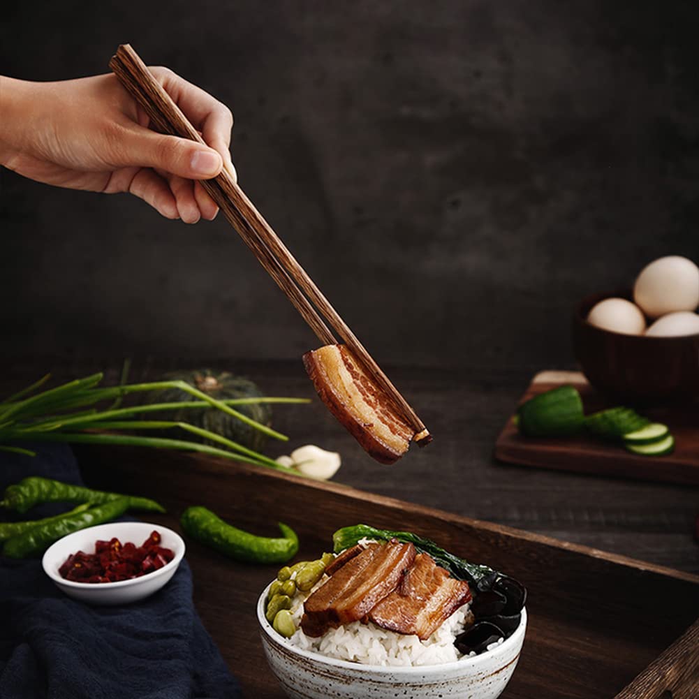 M.G Reusable Wenge chopsticks in dishwasher rack demonstrating easy cleanup