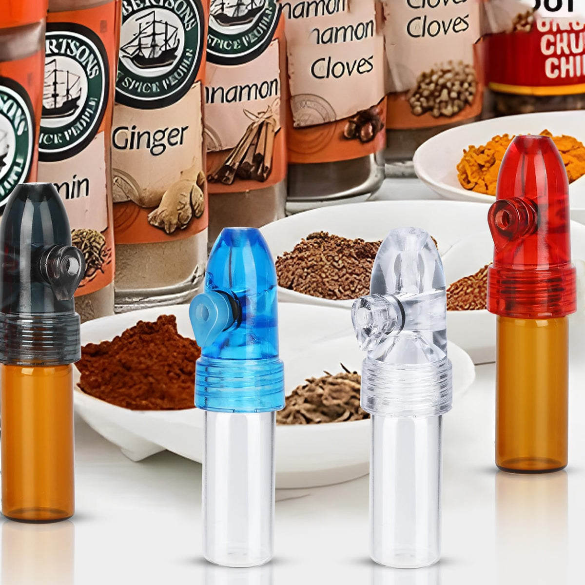 MGOJIJINN glass travel bottle cap showing refillable design for durability.