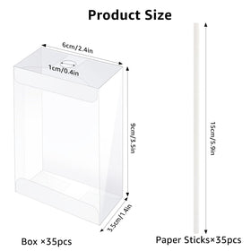 MGWOTH transparent display packaging highlights treats while safe during transport