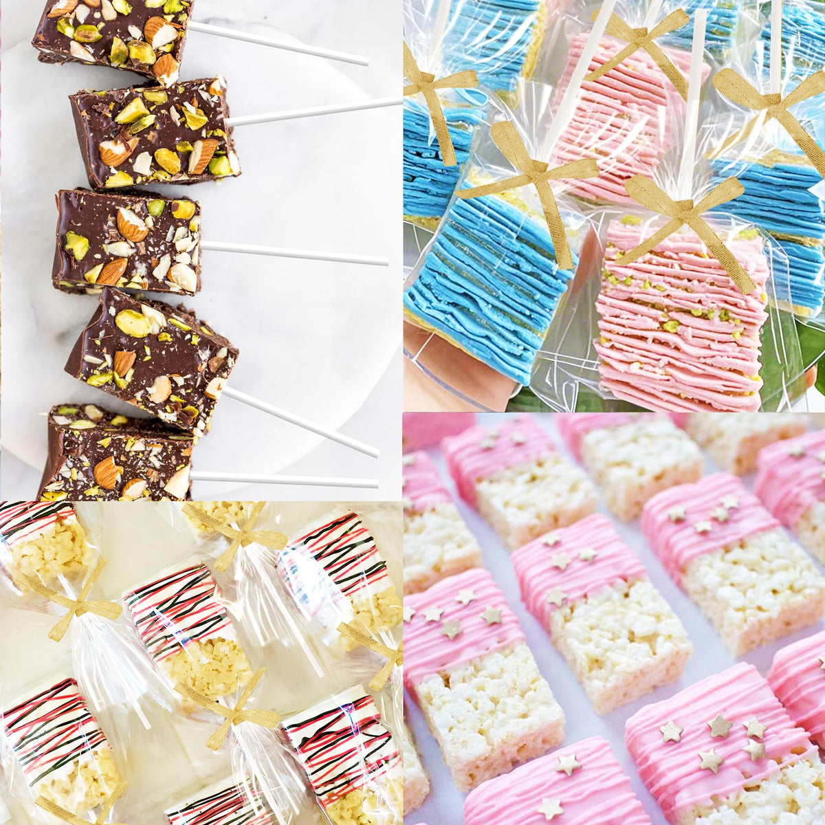 MGWOTH finished treats packaged in bags for party-ready presentation.