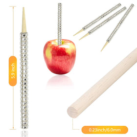 MGWOTH wooden skewers 5-9 inch for sturdy toppings