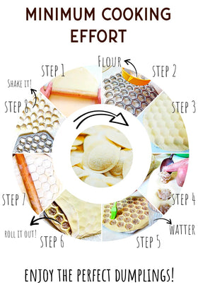 MHH 37-piece dumplings capacity supports batch cooking for family meals