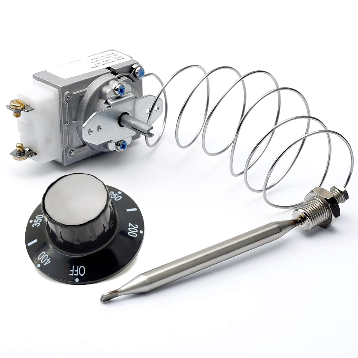 Mhrxusd RX-1-36 fryer thermostat for quarter-inch MPT stuff box maintains consistent fry temperatures