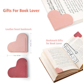 MHSMHL heart shaped bookmarks to mark your place with style