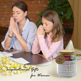 MHSMHL scented candle with faith-inspired design creates a calming mood