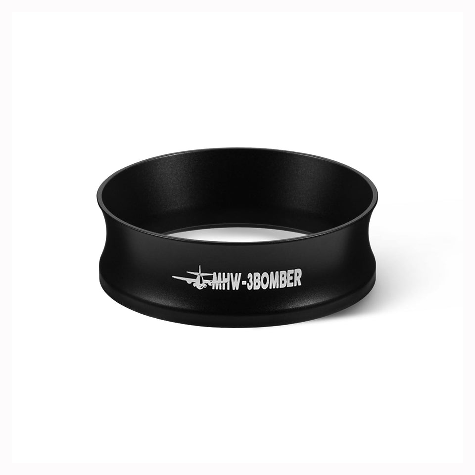 MHW-3BOMBER 54mm dosing funnel with magnet ring for spill-free portafilter use