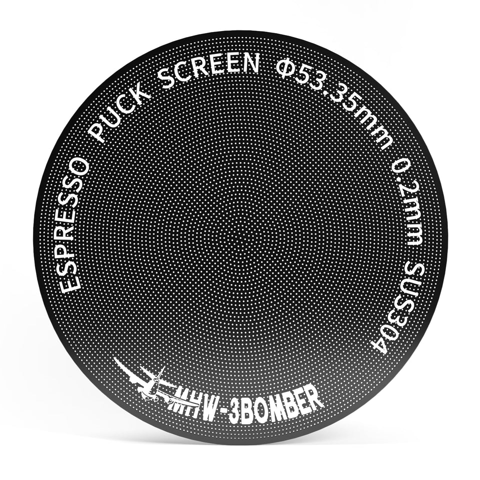 MHW-3BOMBER 54mm puck screen with 0.2mm thin profile for even extraction