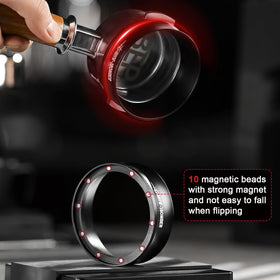 MHW-3BOMBER flared opening prevents powder spill and countertop mess