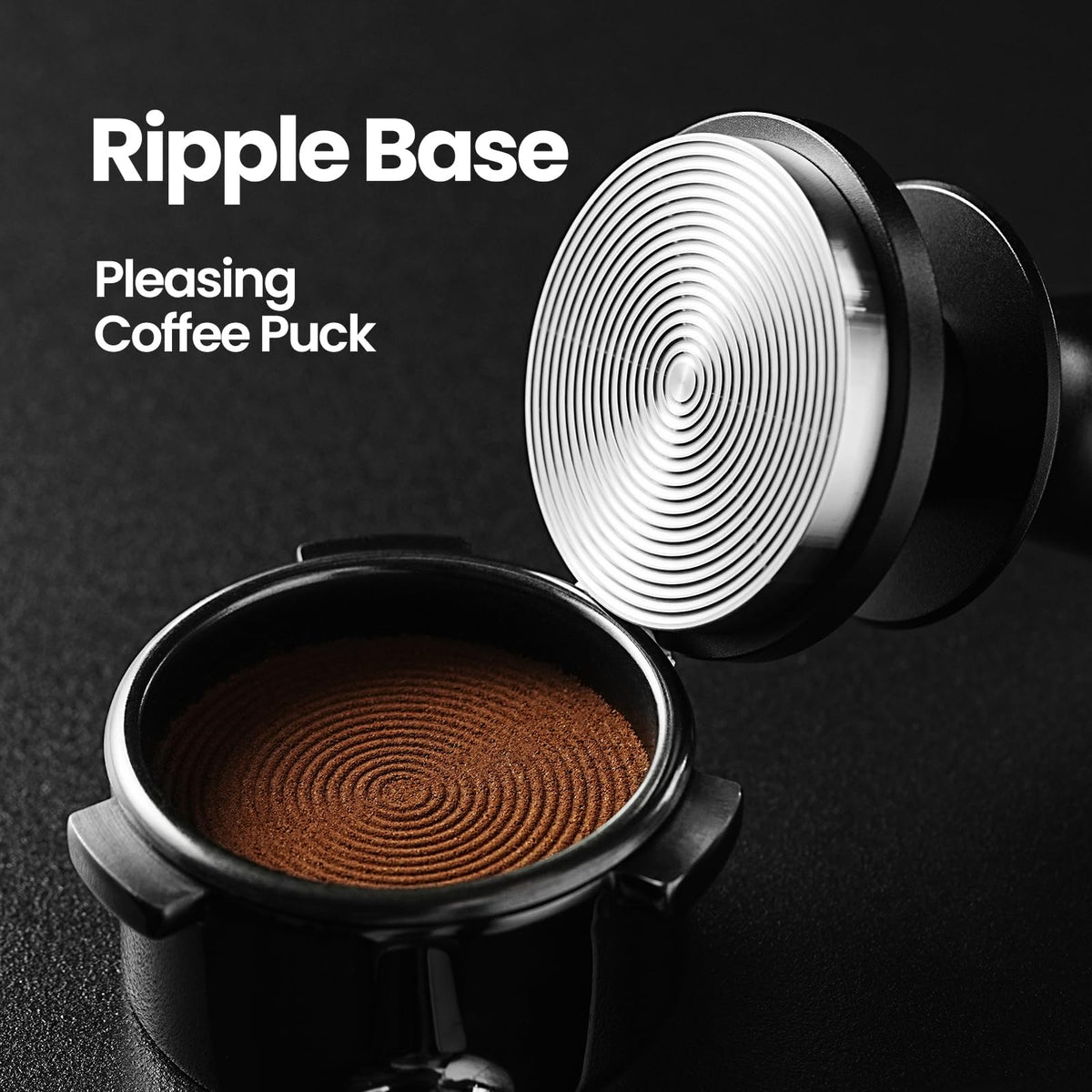 MHW-3BOMBER ripple base increases water contact for richer aroma extraction.