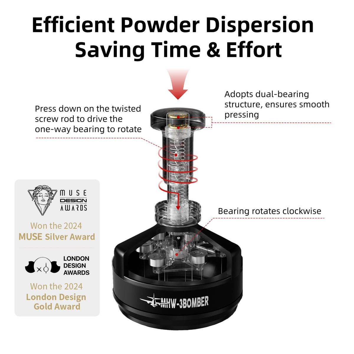 MHW-3BOMBER WDT Tool with 14 needles ensures even ground distribution