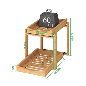 MHXW SXPN pull-out cabinet storage under sink simplifies grab-and-go cleaning.
