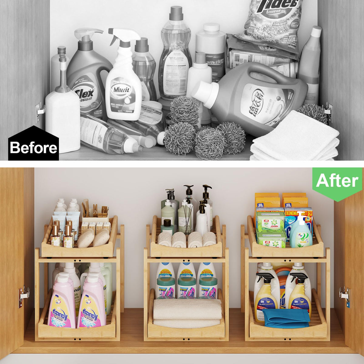 MHXW SXPN two-pack keeps multiple sinks tidy with extra storage in the pack.