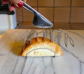 Mi Taco Stand used in air-fry mode to create healthier tortilla shells