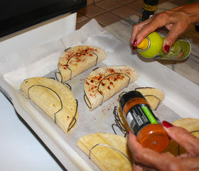 Mi Taco Stand in bake mode for golden, evenly crisped shells