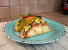 Dishwasher-safe Mi Taco Stand simplifies cleanup after shell making