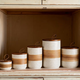 Miamolo dishwasher-safe ceramic jar is easy to clean