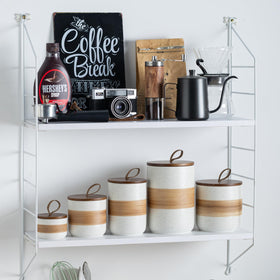 Miamolo dry goods jar fits nuts, cookies, and everyday pantry staples